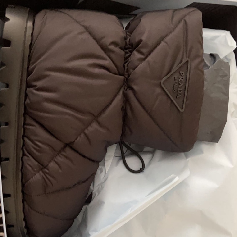 Prada Nylon Booties Size 10 - Picture 5 of 5